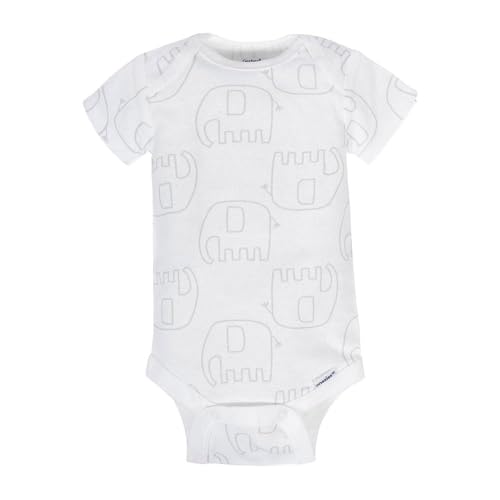 Image of Gerber unisex baby 8-pack Short Sleeve Onesies Bodysuits and Toddler T Shirt Set