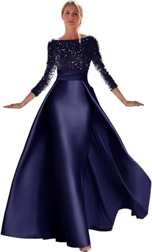 Cadoly Long Sleeve Sparkly Sequin Formal Dresses for Women 2025 E...