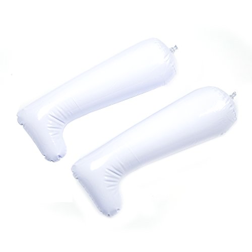 Juqoyue 6 pares 12 pulgadas Horma moldeador camilla de bota inflable de pelicula