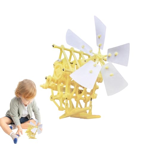 Kasmole Kit de construcción de Modelo de Montaje - Robot Modelo Beast impulsado por Viento,Kit de Modelo Strandbeest con energía eólica, Kits de Ciencia educativa para niños y Adultos