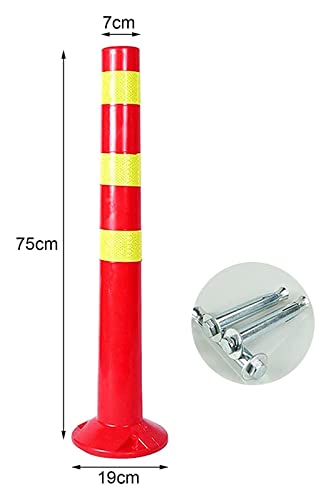 Borne de stationnement plastique renforcé 75 cm avec vis de sol - 3