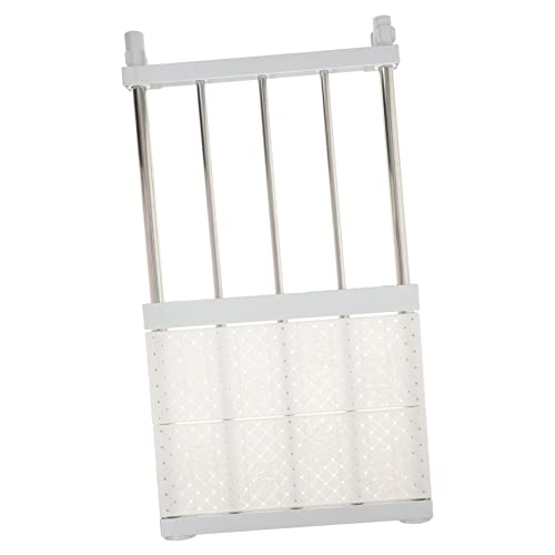 Alipis Closet Storage Rack Wardrobe Bracket for Bathroom Retractable Bracket for Easy Installation