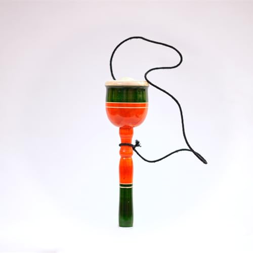 Image of Cup & Ball Wooden Toy for Kids & Adults Ages 5+ Boosts Hand-Eye Coordination, Balance & Reflexes Eco-Friendly Channapatna Wooden Classic Outdoor & Indoor Cup and Ball Game |