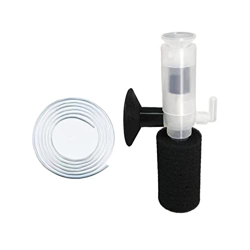 myfole Mini Aquarium Filter Air Driven Sponge Filter for Small Fish Tank 0.5-5 Gallon