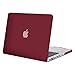 Price comparison product image MOSISO Plastic Hard Shell Snap On Case Cover Compatible MacBook Pro 13 inch (A1278, Old Version with CD-ROM), Release Early 2012/2011/2010/2009/2008, Wine Red