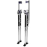 Generic 48-60 Inch Drywall Stilts Adjustable Heights Aluminum Tool Stilt for Ceiling Sheetrock Taping Costume