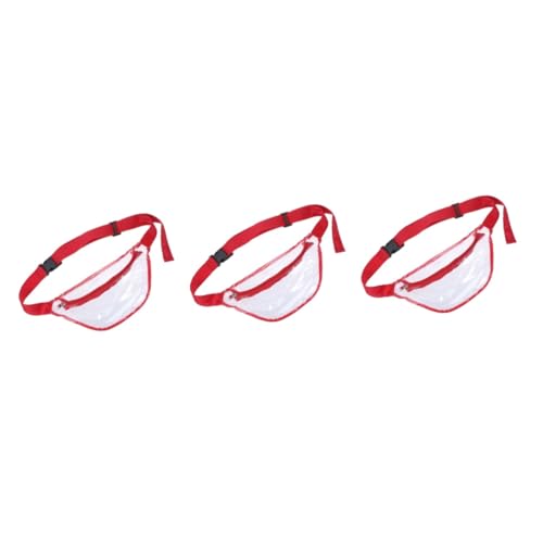 Banane étanche en PVC transparent SOIMISS rouge fanny pack imperméable de plage