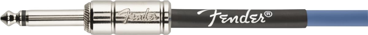 Fender Contour Series Instrument Cable (15ft STR/STR) in Lake Placid Blue, 15FT/4.5M - Image 3