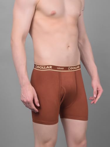 Image of Dollar Lehar Mens Combed Cotton Trunk - Actual Colour May Vary