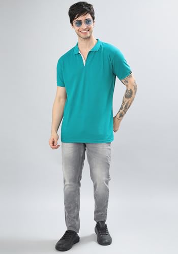 Image of Wear Your Opinion Solid Cotton Rich Polo T Shirt | Collar Tshirts | Half Sleeves | Plain-Regular Fit (Available in Plus Size)