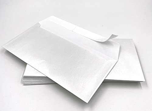 50 Weiße Briefumschläge – 130 X 130 Mm, 100 G/m² Papier, Gummiert, Für Karten & Einladungen