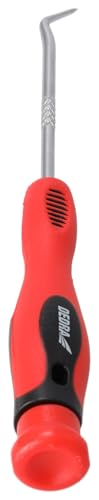 DEDRA Haken mit Griff, 4-teiliges Set, Vielseitigkeit, hohe Beständigkeit, kompakte Bauform mit ergonomische Griffe aus hochwertigem CrV Material, Dichtung Demontage Werkzeug