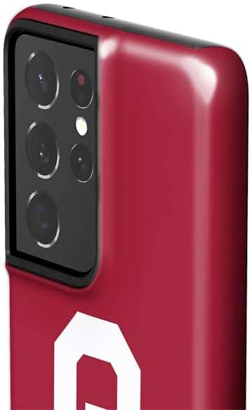 Skinit Pro Phone Case Compatible with Galaxy S21 Ultra 5G - Officially Licensed University of Oklahoma Sooners Cracked Design