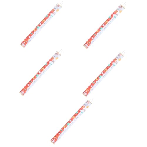 Règle suspendue enfants IMIKEYA en 5 pièces pour mesure de la hauteur sous forme de tableau mural