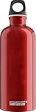 SIGG 50004 Outdoor Water Bottle, Lightweight, Swiss Aluminum Bottle, Traveler Classic, 0.2 fl oz (0.6 L), Red