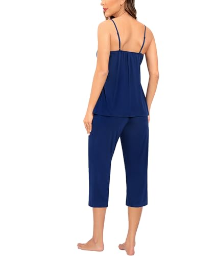 Image of SWOMOG Maternity Nursing Robe Set 3 PCS Breastfeeding Pajamas Set 3 in 1 Labor Delivery Pregnancy Pjs Capri Pants