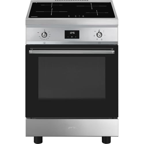 CUISINIÈRE C6IMXT2 SINFONIA 4 INDUCTIONS INOX/ VERRE NOIR