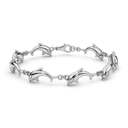 Dolphin Sterling Silver Bracelet