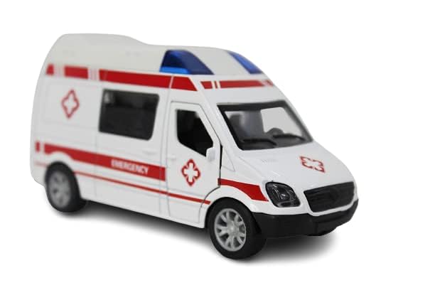TF2L Toy for Kids with Light & Siren Sound Effects � Pull Back Metal Friction for Kids,Boys,Girls (Ambulance) (B0CHP388MN) Amazon Price History, Amazon Price Tracker