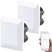 Produktbild Luminea Home Control Alexa Lichtschalter: 2er-Set WLAN-Lichttaster, App, komp. zu Siri, Alexa & Google Assistant (Taster)