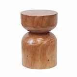 【Design simple】: le petit tabouret en bois au design créatif, supprimant tous les éléments inutiles et se concentrant sur ce qui est nécessaire, cette table basse peut être résumée comme : simple, de bon goût, elle crée un espace propre et épuré qui est parfait pour se détendre.