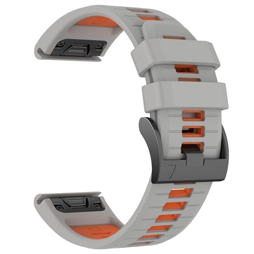 Bracelet de montre 26 mm en silicone souple et résistant pour Garmin