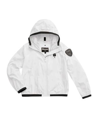 Cappuccio fisso Blauer Giubbotto Bambini Termosaldato Nay Junior 25SBLGC01441 8057629058358 - Bianco 10 Anni