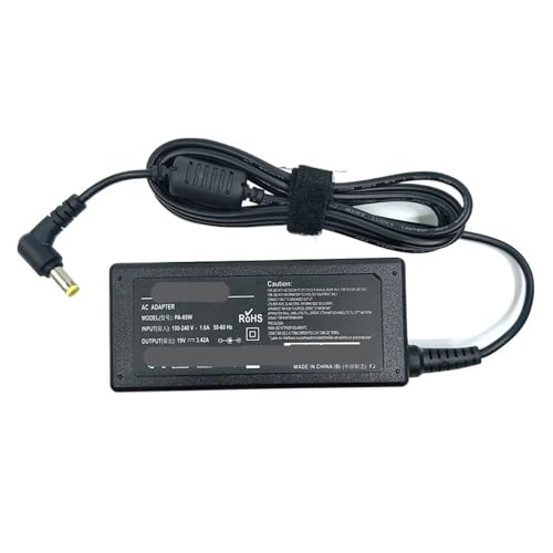 Cargador de corriente 19V 3,42A 65W con conector 5.5x1.7mm para portátil