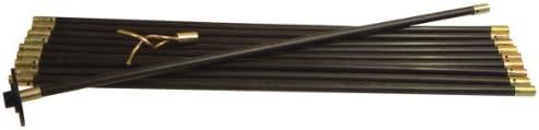 Kingfisher DR12P 9 m Drain Rod Set - Black (12-Piece)