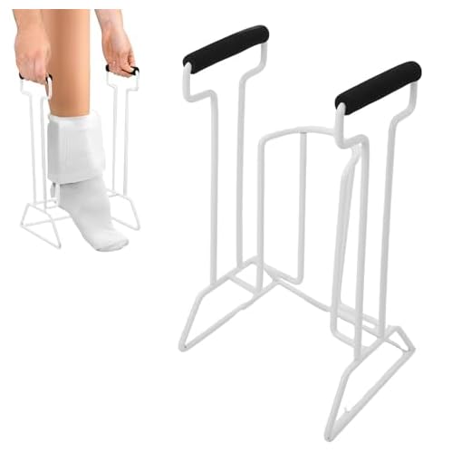 Sock Dressing Aid, Stocking Aid for Compression Stockings, Sock Attractor, Metal Stocking Aid for Seniors, Pregnant Women, Immobile People