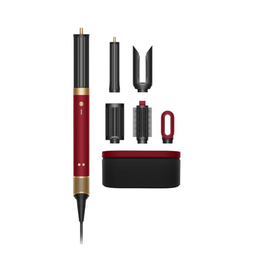 Cheveux raides à ondulés (Rouge velours et or)