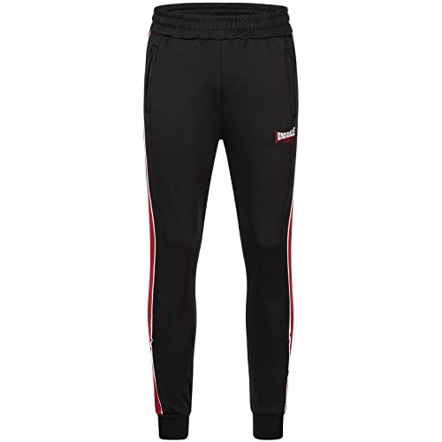 Lonsdale Tolvaddon Hombres, Negro/Rojo/Blanco, L