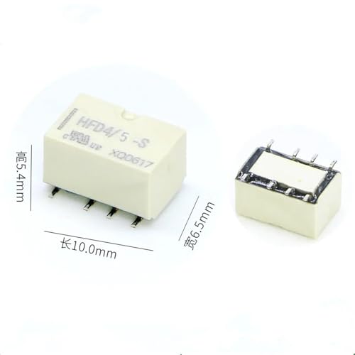 Relais de signal HFD4 5V 12V DC 8 broches deux groupes conversion pour micro-informatique - 3