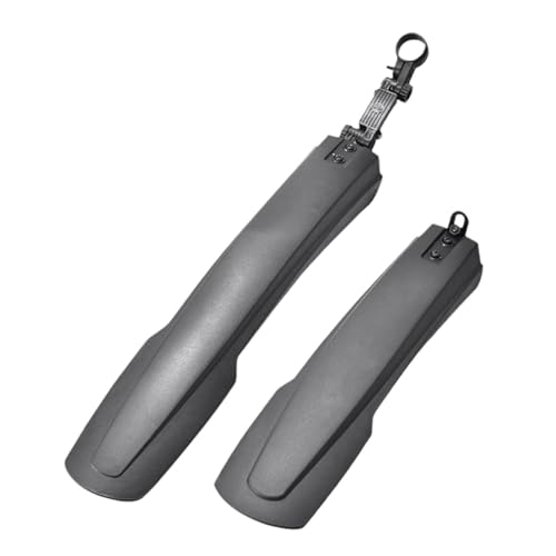 MagiDeal 2X Bicycle Fender Accessory Simple Installation Decoration Against Splashing Water Dirt Adjustable Angle Direct Replace Black