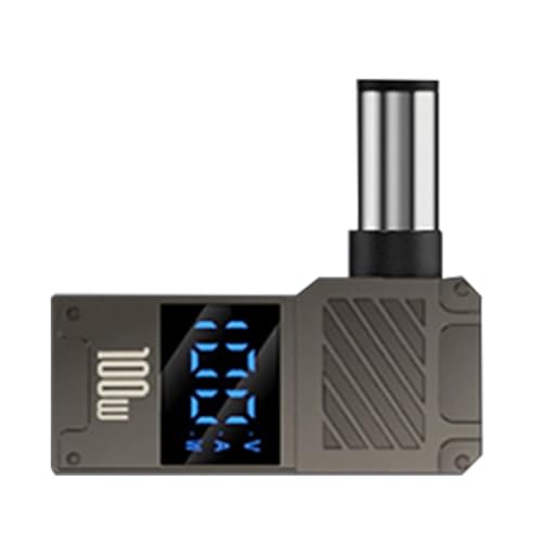 Adattatore da tipo C a DC P0wer - del caricatore del laptop cavo convertitore C Jack DC femmina C a maschio per ricarica rapida connettore di uscita High-P0wer con display per usb