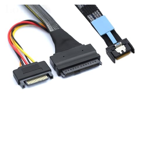 Premium Gen5 MCIO Slimline SFF-8654 4I a S/AS 8639 U.2 Adaptador