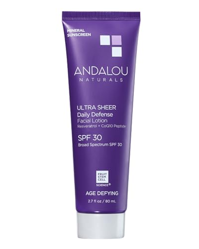 Top 5 Natural Sunscreen Face Picks: Your Expert Guide 3 Andalou Naturals Age Defying Ultra Sheer Daily Defense Mineral Sunscreen SPF 30