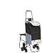 Produktbild gengxinxin Klappbar Einkaufstrolleys Verstellbarer Griff Einkaufstrolley Einkaufskörbe Einkaufswagenhalter 6 Reifen Für Trolleys Umweltfreundliche Laptops Seniorenheim Einkaufswagen 98 * 45 * 38cm