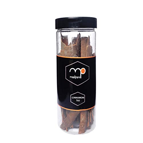 Image of Maalpani Spices Whole Cinnamon | Taj /daalacheenee (Dalchini)| Whole Natural Raw Cinnamon Jar (50 Gram)