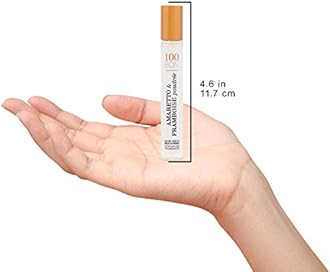 100BON Amaretto & Framboise Poudree - Warm & Sensual Organic Fragrance for Women & Men With Mandarin & Citrus Blossom - 100% Natural Spray, 0.5 Fl Oz