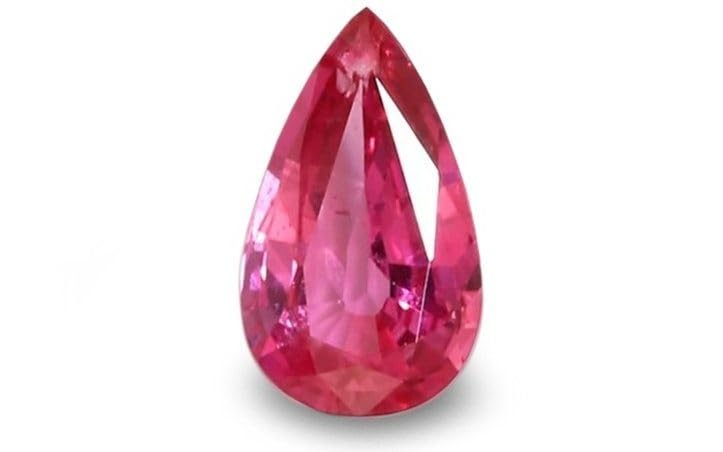 Rubí rosa de Birmania natural piedra preciosa manikya suelta certificada GGTL