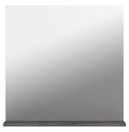 Furnline Bathroom Mirror Wall Cabinet With Plenty Of Storage Space, San Diego, White Smoke Removal Silver, 60 x 60 x 13 cm Furnline Bathroom Mirror Wall Cabinet With Plenty Of Storage Space, San Diego, White Smoke Removal Silver, 60 x 60 x 13 cm