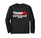 TrumpRx Enthusiast Funny Prescription Savings 2026 Long Sleeve T-Shirt