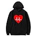 Produktbild Liebhaber Verlierer gedruckt Hoodie Vintage Vogue Ullzang Mens Hodies Herbst Winter Hoodies Sweatshirt Fleece Street Hoodys für Frauen Männer