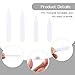 Forbidden Road Plastic Collar Stays for Men’s Dress Shirts 100Pcs Shirt Collar Stays