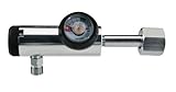Oxygen Regulator Standard Body-CGA540, 0-25 LPM, DISS Outlet with Black Color Coded Gauge Protector