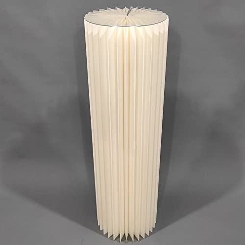 Décorations de mariage avec supports cylindriques pliables en papier pour buffet et fleurs