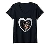 Photo Gallery donna havaneser dog - amante del cuore del cane - maglietta havanese - havanese maglietta con collo a v Photo Gallery donna havaneser dog - amante del cuore del cane - maglietta havanese - havanese maglietta con collo a v