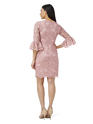 Image of Adrianna Papell Women's Floral Embroidery Sheath Dress
