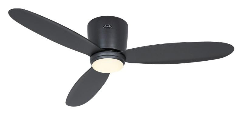 CasaFan Ventilador de techo ECO PLANO II 112, gris basalto con WiFi y luz
